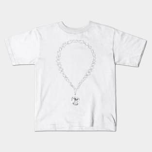 Diamond Necklace Kids T-Shirt